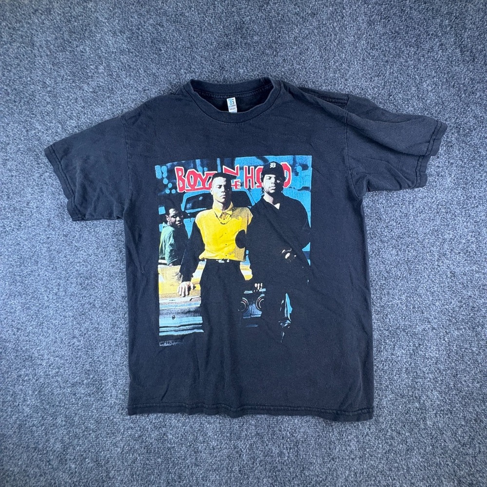 Tee Styled Boyz N‎ the Hood T Shirt Mens Medium Black Graphic Print Rap Hip Hop